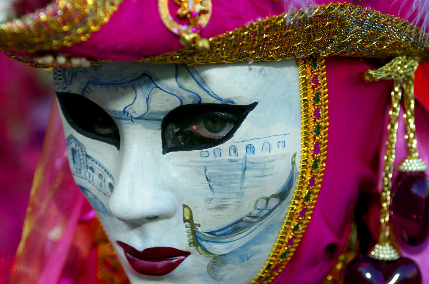 Florine au Carnaval  de Venise  Le Carrebel-Art